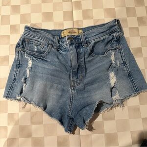 Hollister High Rise Jean Shorts